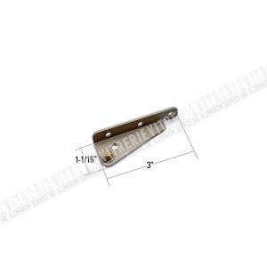 support pour opérateur E-159/160 droit avec dimensions