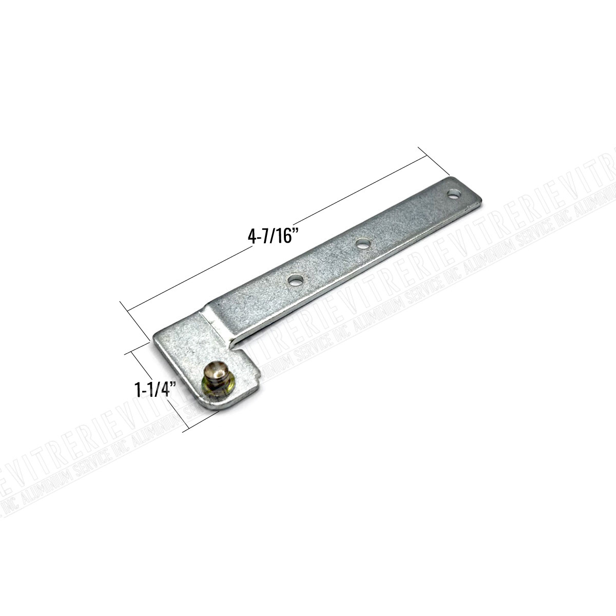Support pour opérateur droit E-197 – dimensions support pour opérateur droit E-197 avec dimensions