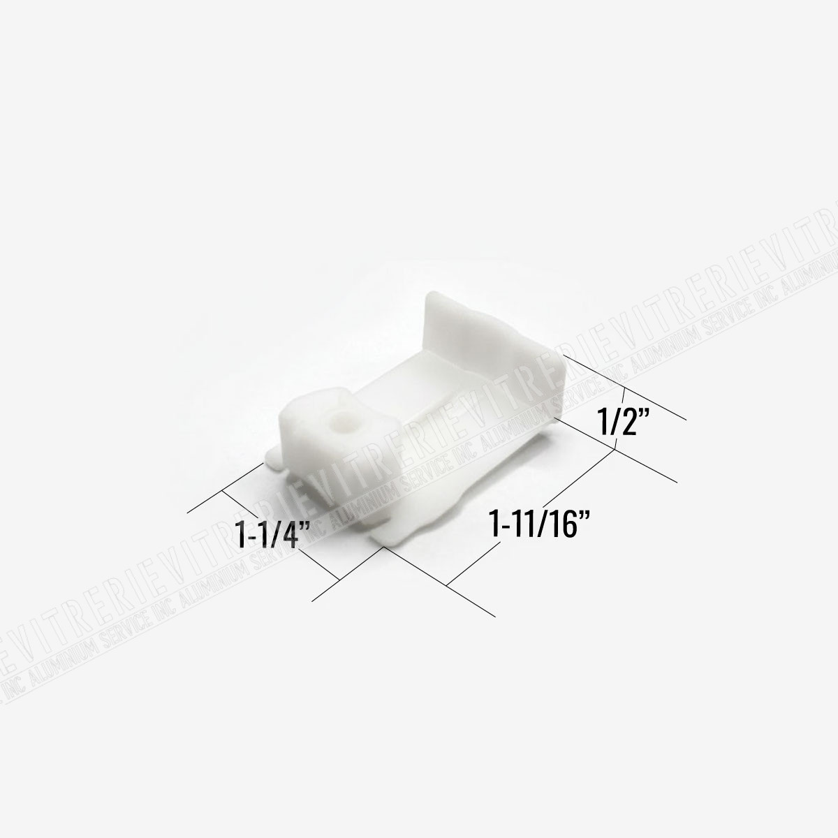 Support simple pour ressort L-026-1 de fenêtre à guillotine